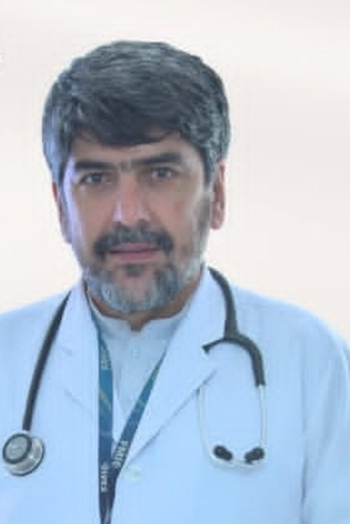 داکتر نورالرحمن احمدزی متخصص داخله عمومی کابل